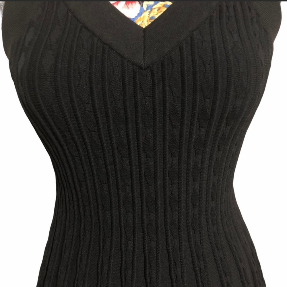 Milly Black Fit-and-Flare Mini Dress - Picture 2 of 7